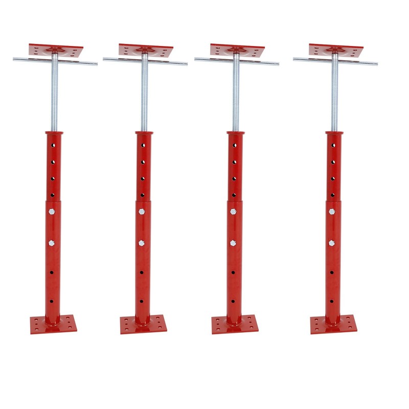 4Pack Adjustable House Floor Jacks Post Pole for Leveling Lift Support 19"-36"