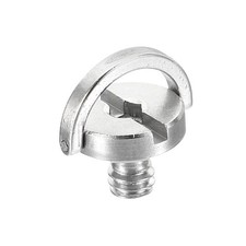 1/4-20 Thread 12mm Length D-Ring Stainless Steel Camera Fixing Screw