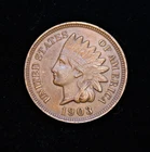 1903 Indian Head Cent  AU+