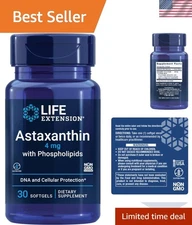 Astaxanthin Softgels with Phospholipids – Powerful Antioxidant for Eye Health