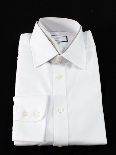 Charles Tyrwhitt bügelfreies Fischgräthemd DM3 weiß Größe 16/35 neu mit Etikett