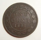 1881 Canada Large Cent — photo from another recent sale
