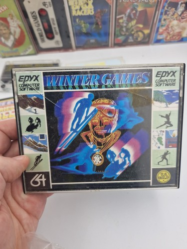 Commodore 64 Sports Bundle x13 Winter Games Winter Olympics Ian Botham Cricket - Picture 4 of 15