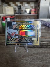 2023-24 Spx Luke Hughes Black Obsidian Rookies 3 Clr Patch /35 #ORJ-LH Devils