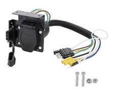 MECMO Multi-Tow Trailer Plug Adapter 4-Way Flat to 7-Way Blade and 4-Way Flat