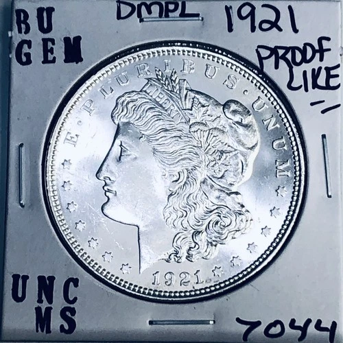 1921 BU GEM MORGAN SILVER DOLLAR UNC MS+++ U.S. MINT RARE COIN 7044