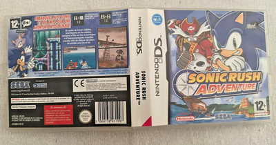 SONIC RUSH ADVENTURE Nintendo DS CIB FREE REGION ENGLISH FRANCE Authentic