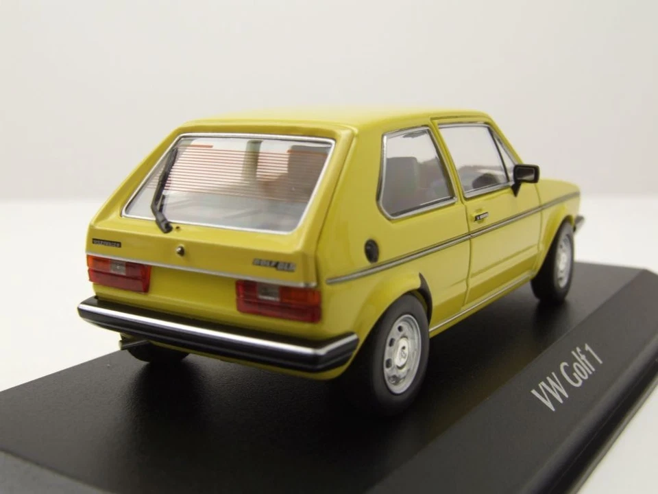 VW Golf 1 2 Porte 1980 Giallo Modellino 1:43 Maxichamps - Immagine 2 di 4