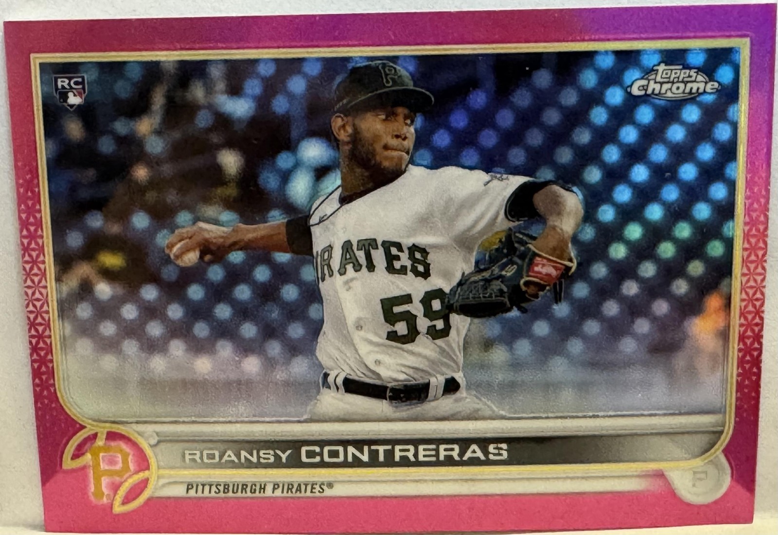 2022 Topps Chrome #53 Roansy Contreras Magenta Refractor #/399