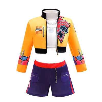 Halloween Role Playing Costumes Girl Singer Costume Kids for Girls Stage Perform