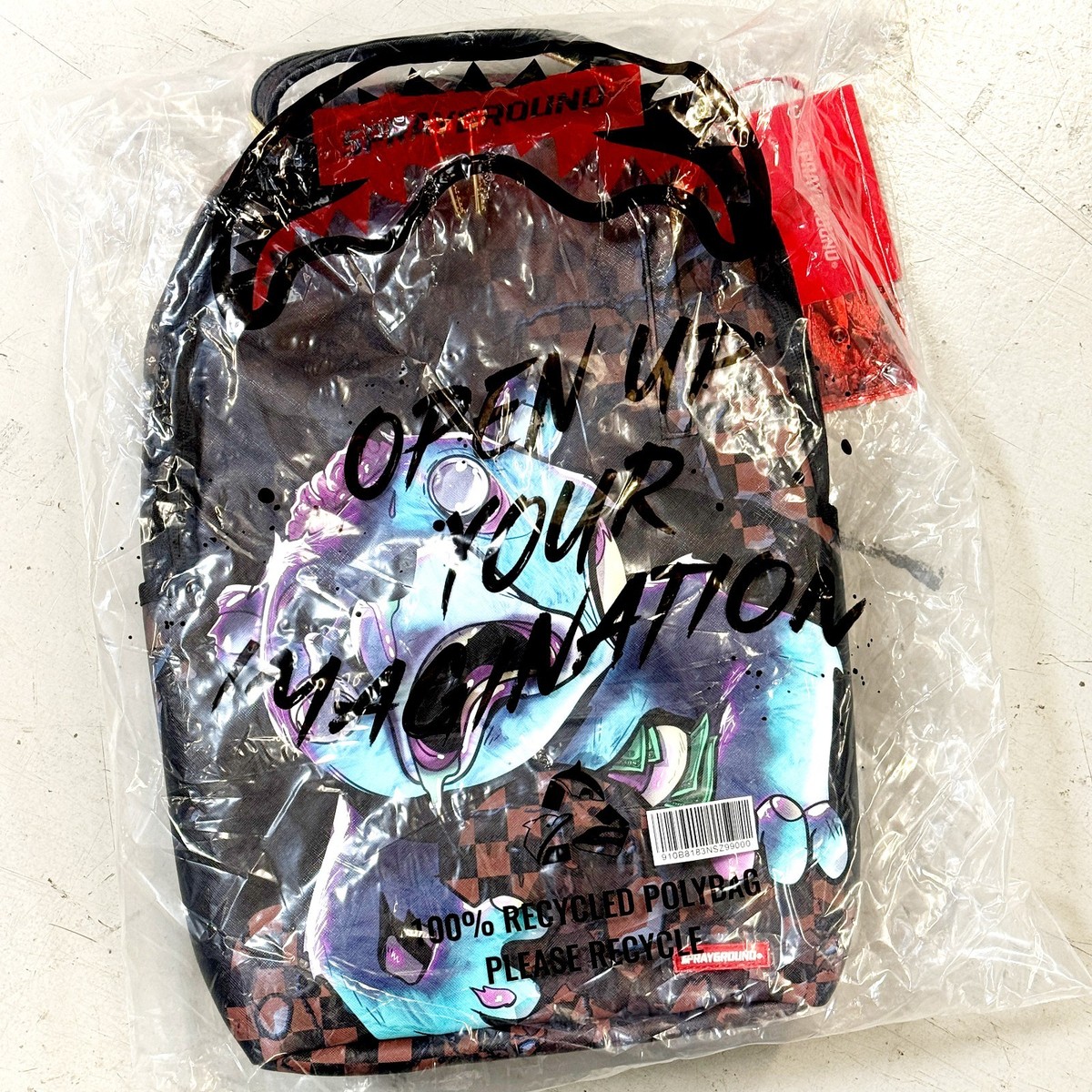 NEW* SPRAYGROUND ZOMBIE BEAR BRAINS BACKPACK DLXV BROWN (B8183