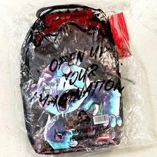 *NEW* SPRAYGROUND ZOMBIE BEAR BRAINS BACKPACK DLXV BROWN (B8183) 👍