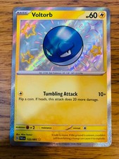NM! Voltorb (133/091) Paldean Fates Baby Shiny Rare Pokemon Card! FREE P&P!