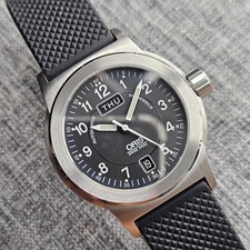 Oris BC3 Men's Black Watch - 7500 40 mm excellent condition