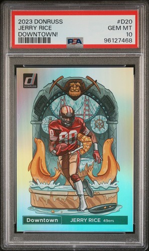 Jerry Rice #D-20 2023 Panini Donruss Downtown card