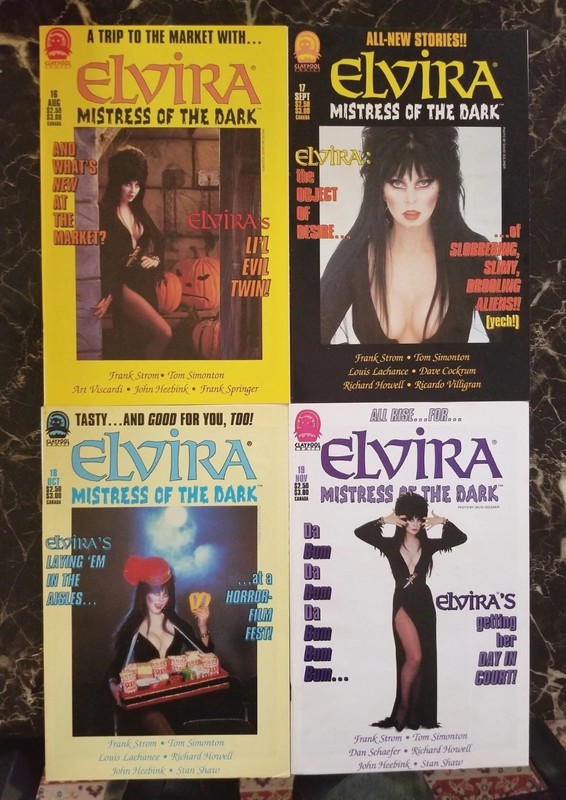 ELVIRA LOT OF 4! 16 17 18 19 EXCELLENT!! Combine SHIPPING !