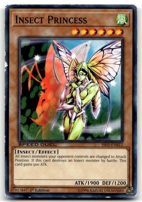 Insect Princess SS03-ENB12 1st Edition Common Yu-Gi-Oh TCG HP