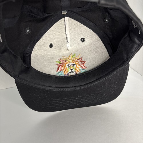 SAN DIEGO ZOO Cappello Snapback Leone Colorato Uomo Nero Cappellino Ricamato - Foto 3 di 9