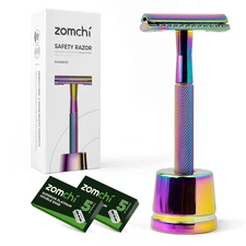 Safety Razor for Women,Safety Razor with 5 Blades,Women Razor with a Delicate Bo