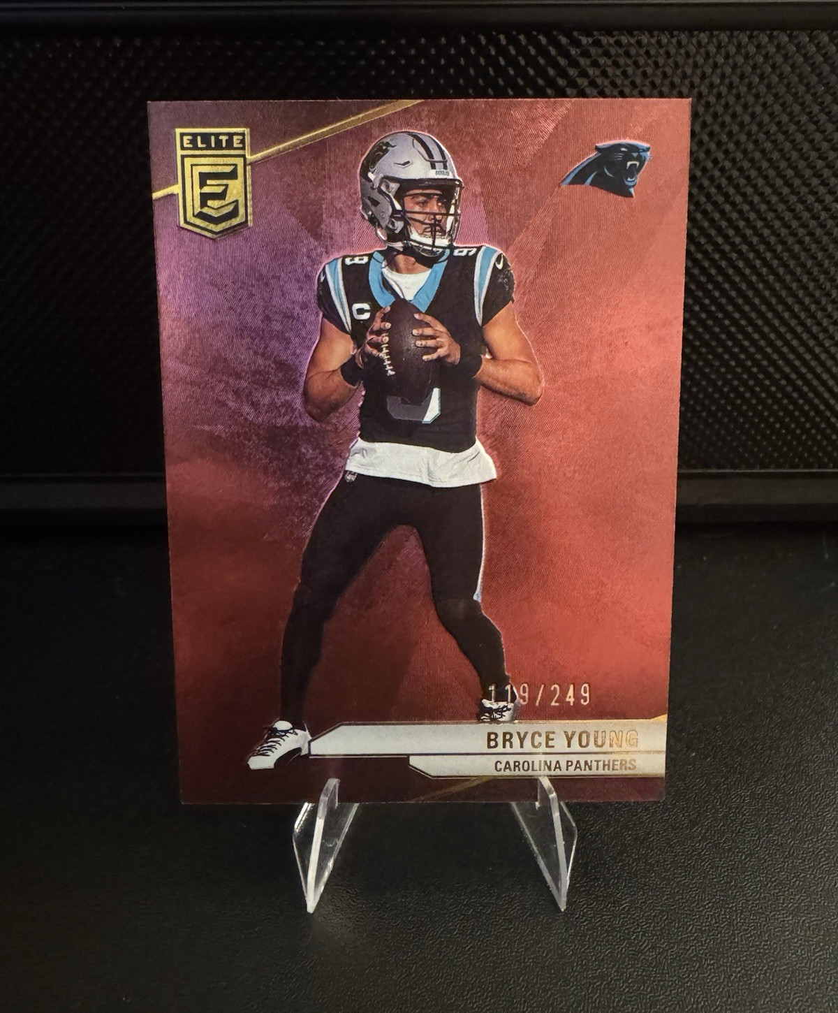 Panini Donruss Elite 2024 Bryce Young Maroon 119/249 Carolina Panthers