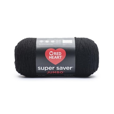  Super Saver Jumbo  Strickgarn, 073650013508 schwarz
