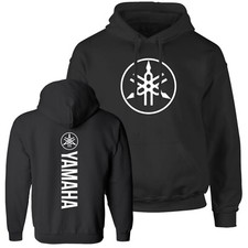 Motorcycle Racing, Yamaha Bike, FB, Unisex Black Hoodie