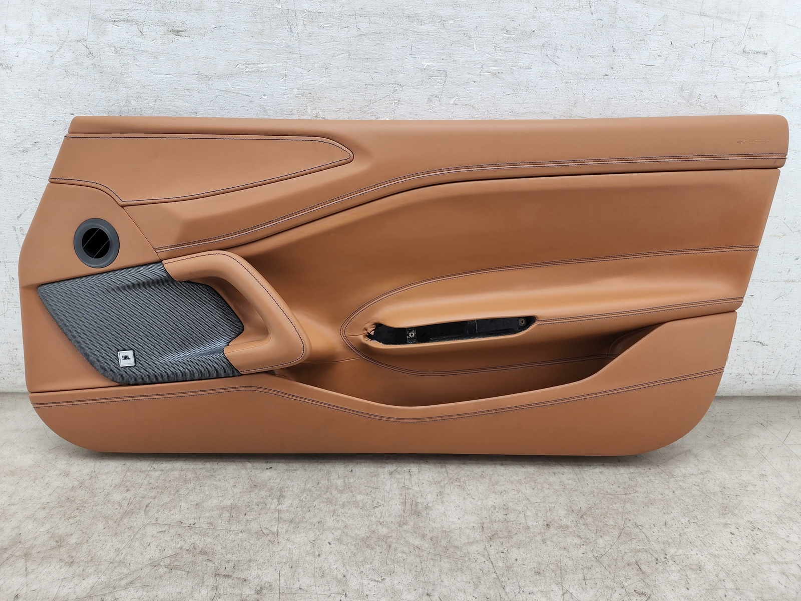 2017-2020 FERRARI GTC4LUSSO RIGHT FRONT DOOR PANEL TRIM COVER CUOIO LEATHER OEM
