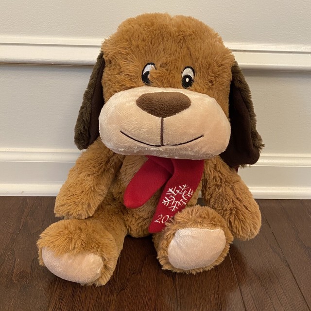 Petsmart 2018 Dog Chance Plush Toy Brown Squeaker Holiday Stuffed Animal for sale online | eBay