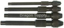 New 4pc Pin Vise Set Hollow Handle Black Finish #846PV * US SHIPPER *