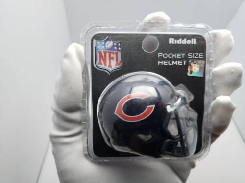 CHICAGO BEARS 2023 NFL Limited Edition Pocket Pro Black Alternate Helmet - Picture 5 of 10