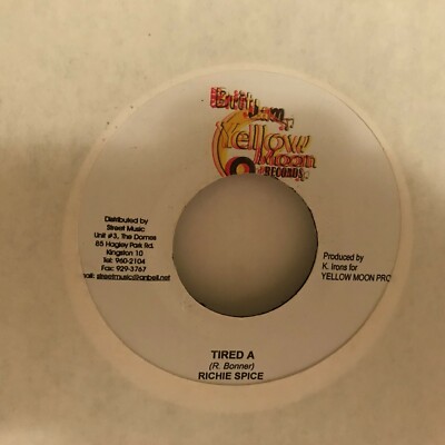 RICHIE  SPICE / FLOYD  WEST  7''  VINYL  SINGLE , TRIED  A  /  BURN  YOU  BABYLON