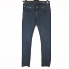 NUDIE JEANS TIGHT LONG JOHN BLACK BLACK Men Jeans Size W30 L32 Slim Stretch