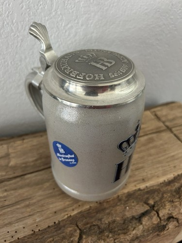 VTG Hofbrauhaus Munchen Beer Stein Makers Mark HB Munich Germany Pewter Lid - Picture 6 of 23