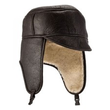 Aviator Sheepskin Trapper Hat - Harrison