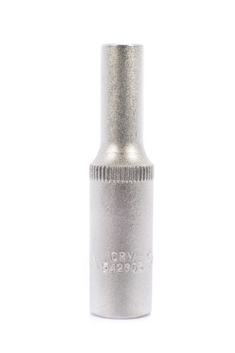 Enchufe profundo ASTA 5 mm 1/4" accionamiento métrico 6 puntos (6PT) cromo vanadio (Cr-V) - Imagen 2 de 4
