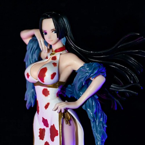 Hot 24CM One Piece Anime Figure Boa Hancock Action Figure Statua Ragazza Sexy. - Foto 16 di 24