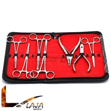 Body Piercing Tool Kit Set of 7 Pcs stainless Steel Surgical Instruments