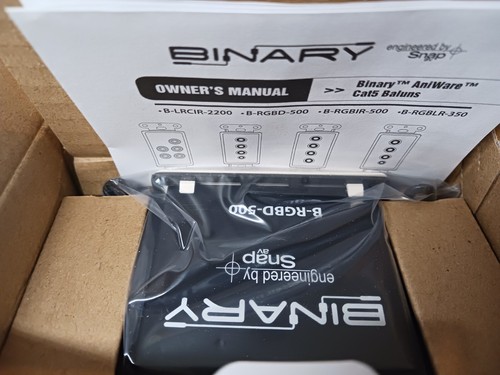 Binary AniwareBox Cat 5 Balun - B-RGBLR-350, B-RGBD-500, B-RGBIR-500 - Picture 23 of 45