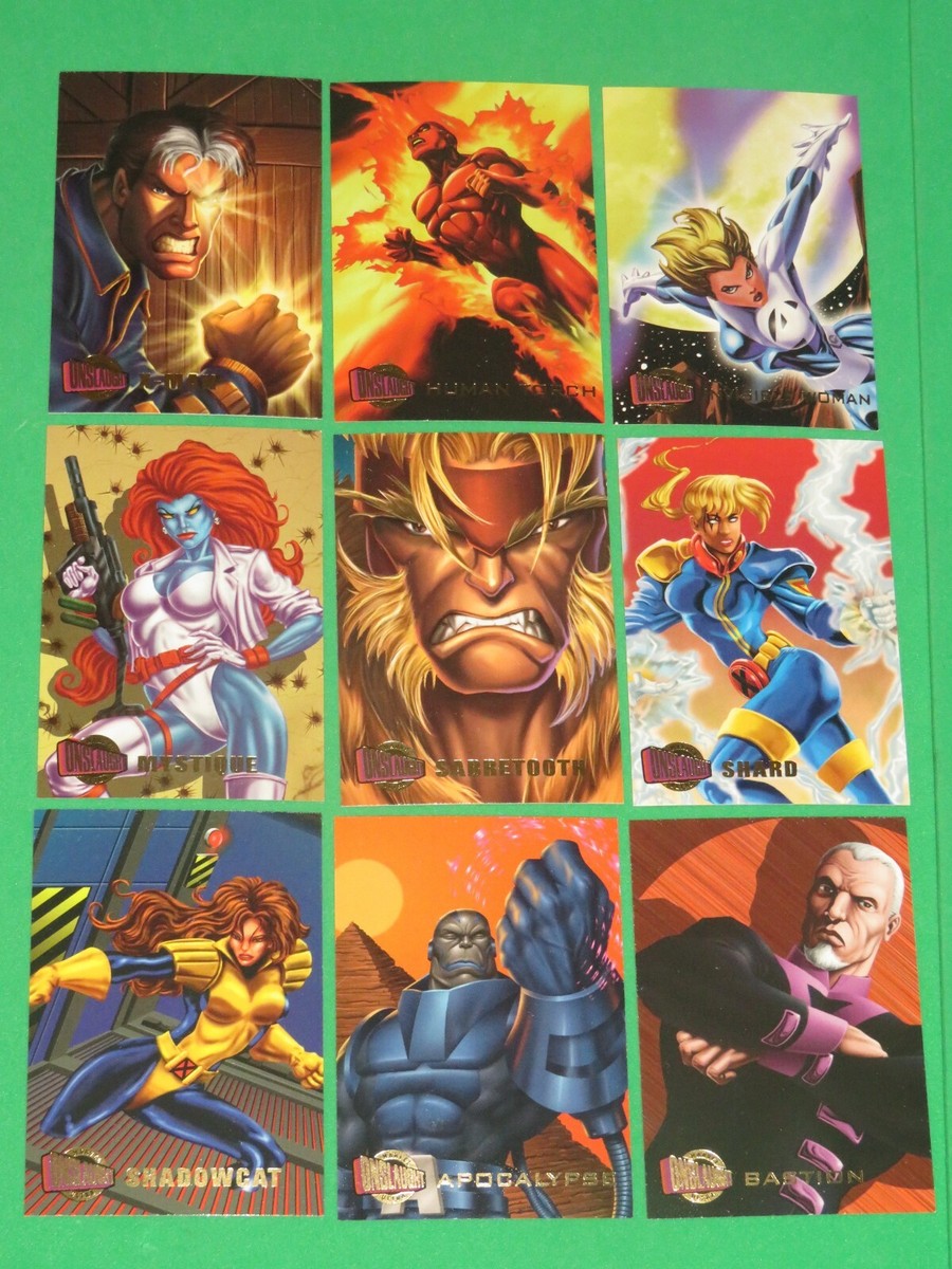 1996 FLEER ULTRA ONSLAUGHT COMPLETE 100 SET MARVEL AVENGERS