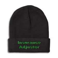 Beanies for Men Insurance Adjuster Winter Hats for Women Acrylic Skull Cap