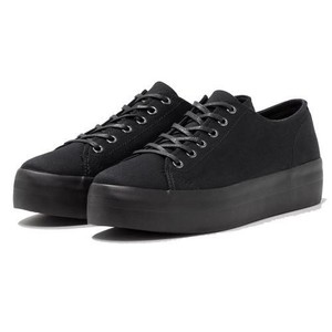 vagabond black platform trainers