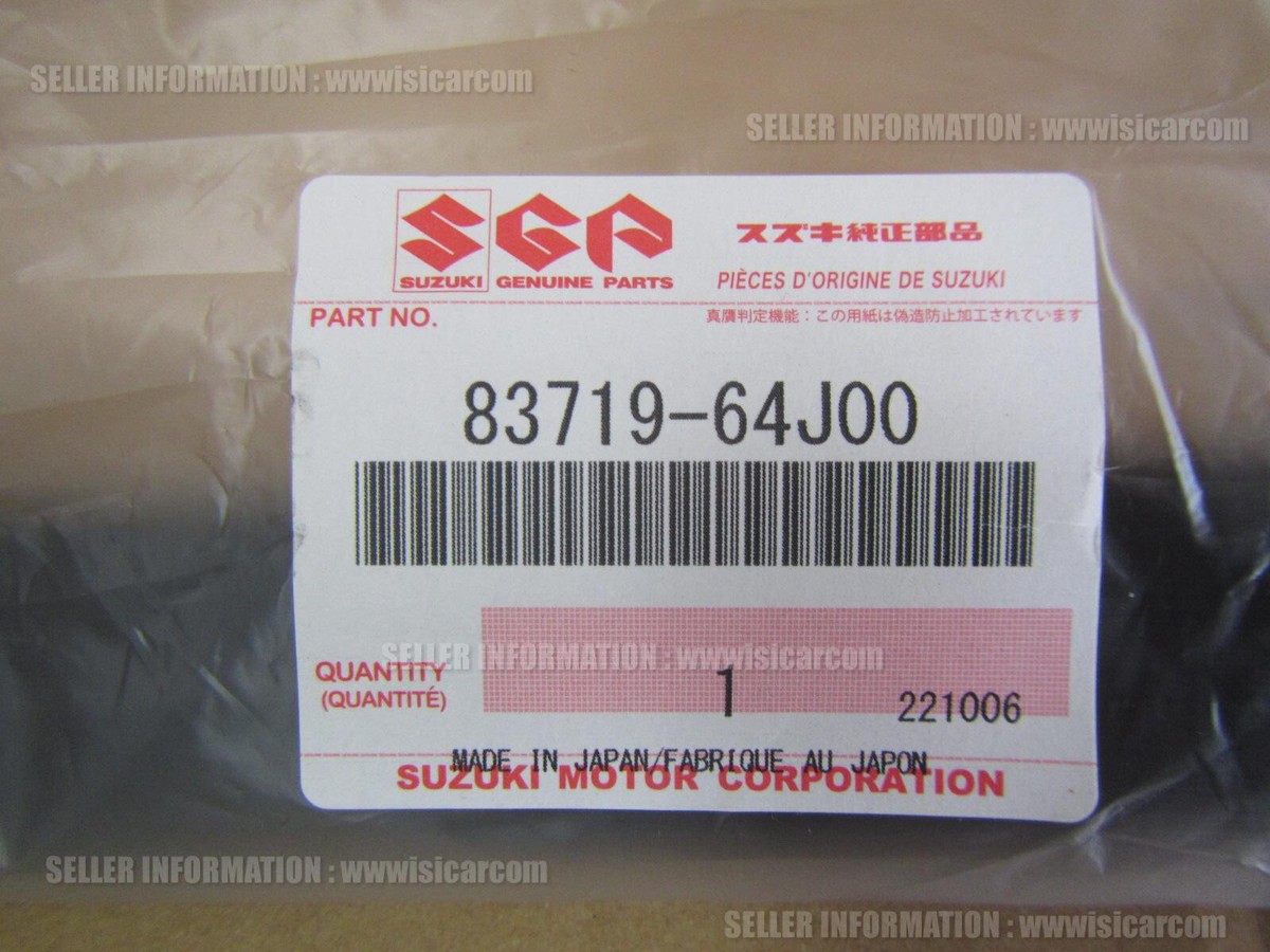 SUZUKI GRAND VITARA JB424 WEATHERSTRIP, DOOR INNER RH 83719-64J00