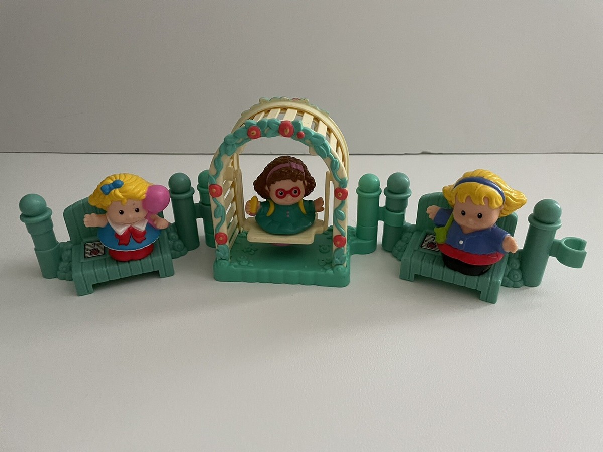 Fisher-Price Little People Garden Party Set with Swing And Figures