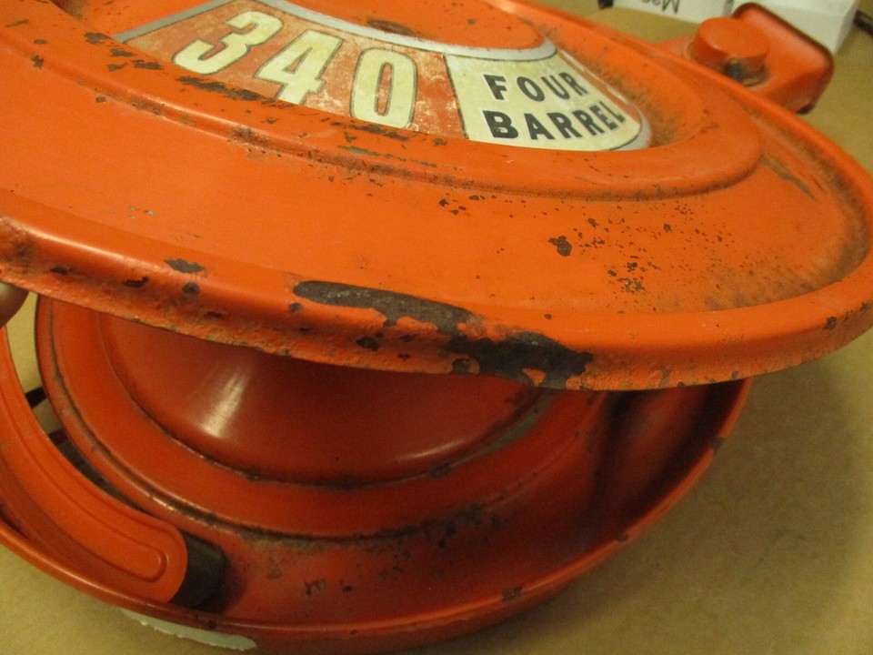 72-73 Cuda Challenger 340 Hipo Air Cleaner with Flapper Door A B E Body ...