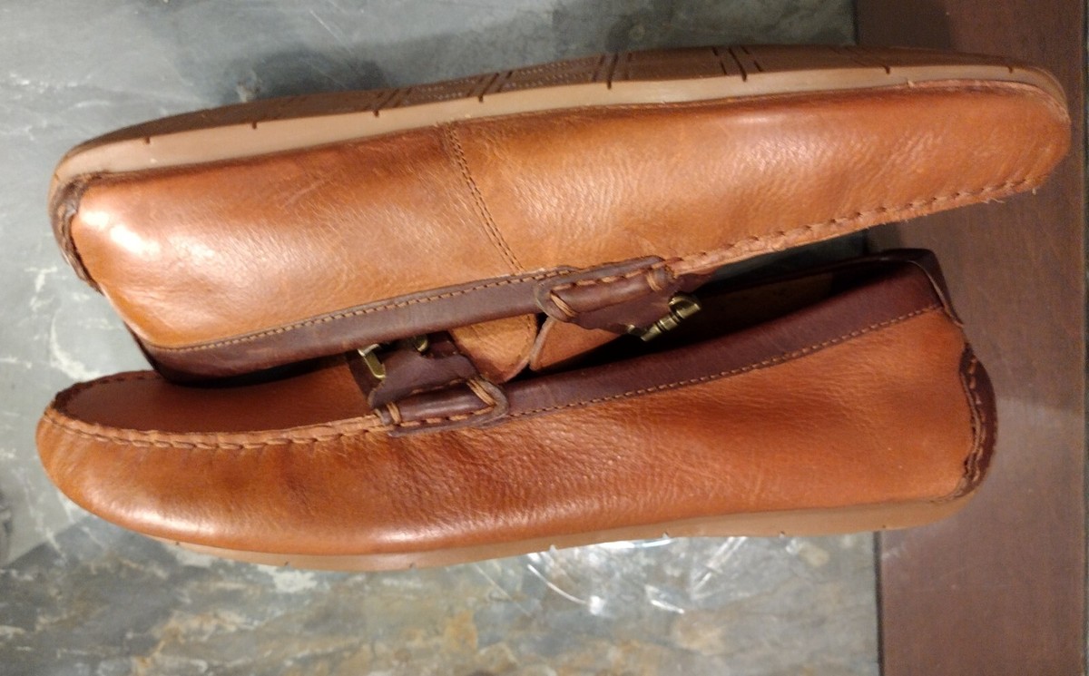 Cole Haan Shoes Mens 10 M Tan Leather Slip On Loafers 
