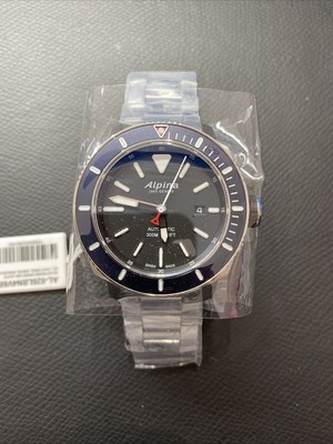 Alpina Seastrong Diver Automatic Black Dial Men's Watch AL-525LBN4V6B | eBay