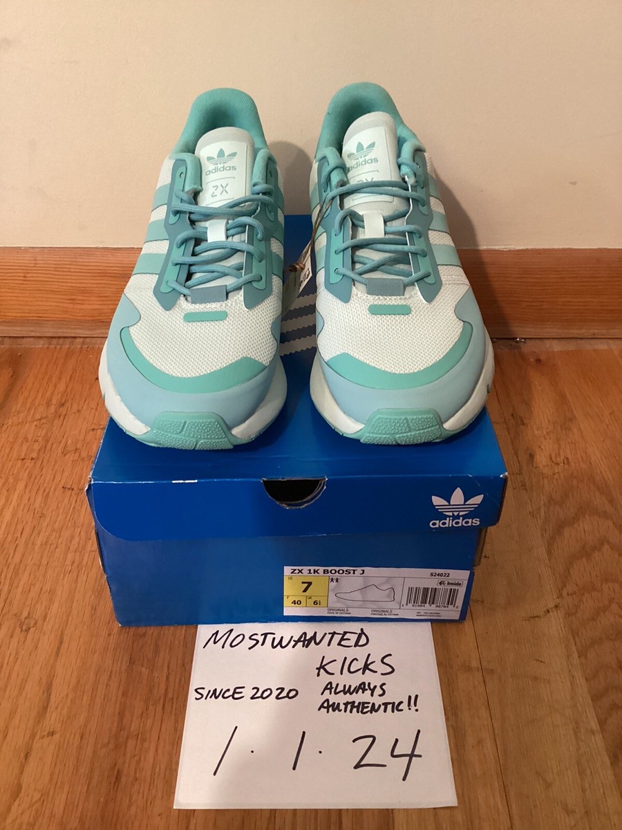 DS 2021 Adidas ZX 1K Boost J Might Green Mint Men's Sz 7/ Women's