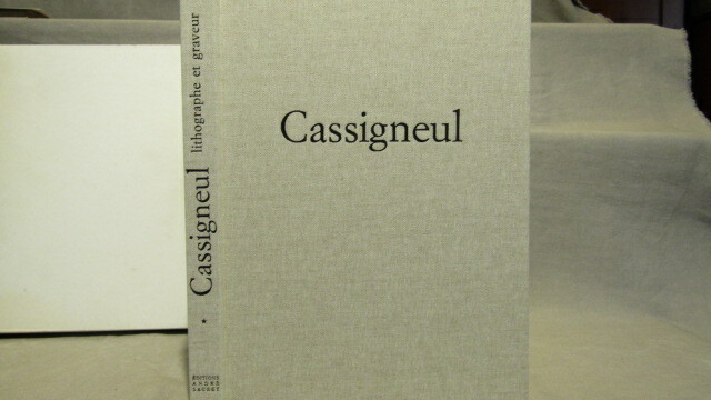 Cassigneul Lithographe et Gravure 1965-1978 First ed dj