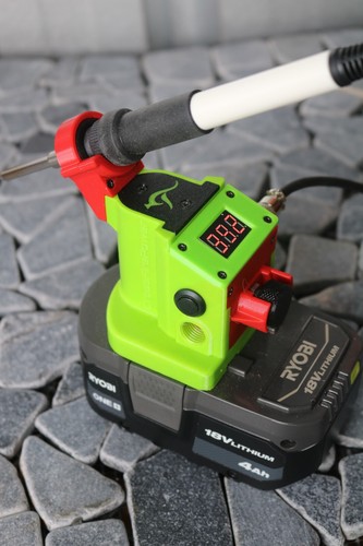 Portable Cordless Welding Soldering Iron Station For RYOBI ONE+ 18V Battery LED - Picture 4 of 10