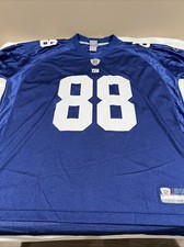 Reebok NFL New York Giants #88 Hakeem Nicks Blue Sewn Jersey Size 2XL Men’s Mint